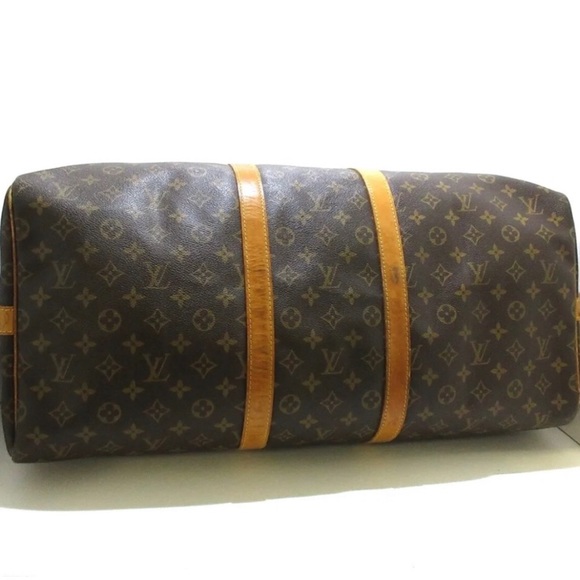 Authentic Louis Vuitton Bandolier 55 monogram Boston bag - Picture 3 of 13